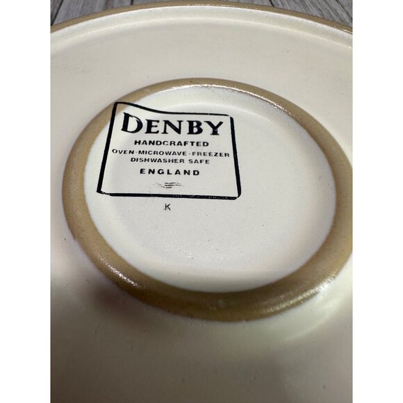 Vtg Denby Energy Celadon Cream England Dinner Bowl Stoneware 8.5" DIA Retired K - Picture 4 of 7